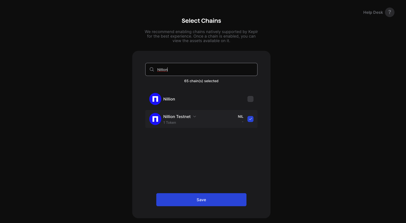Keplr Config